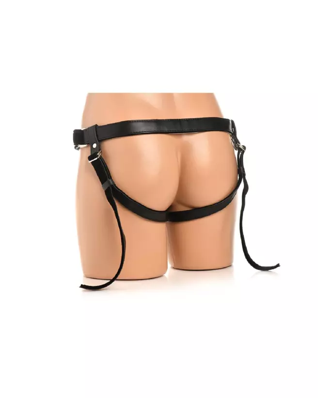 Harnais Velvet Kiss Strap-On noir par XR Brands pour jeux de rôle et plaisir-4