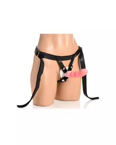 Harnais Velvet Kiss Strap-On noir par XR Brands pour jeux de rôle et plaisir-5