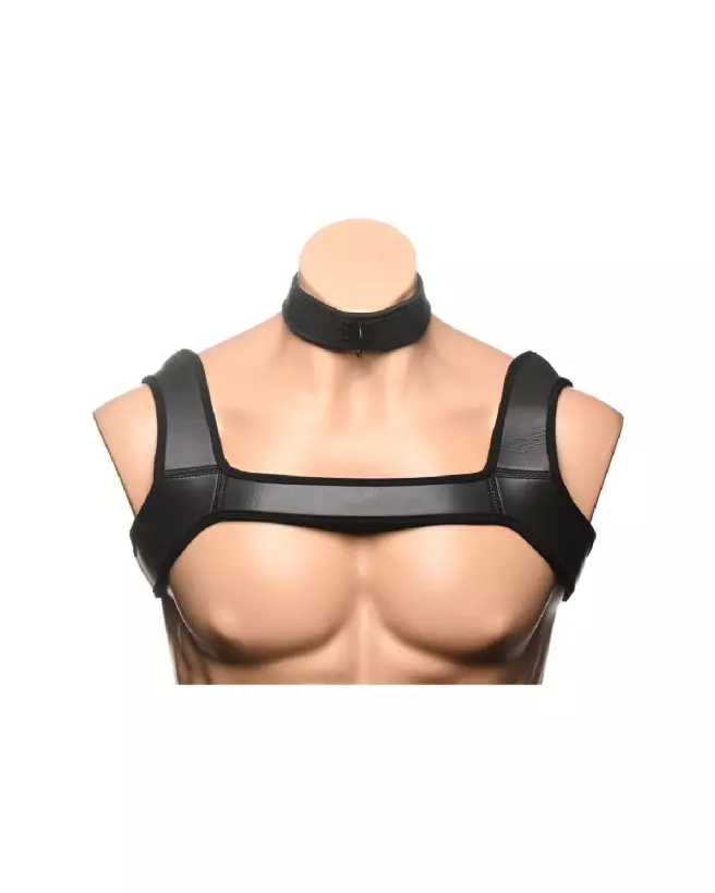 Image du Full Pup Arsenal Set Noir par XR Brands pour Pet Play-6