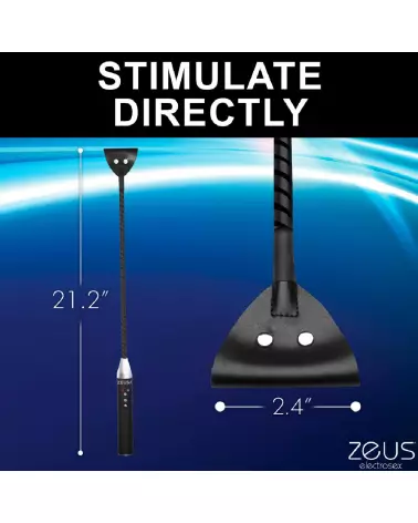 E-Stim Crop Noir XR Brands pour martinets et cravaches de qualité-7