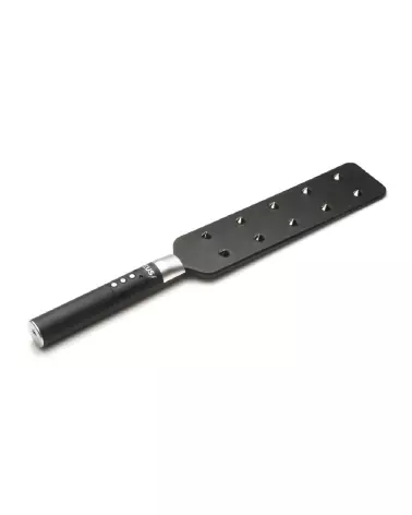 E-Stim Spiked Paddle noir de XR Brands pour BDSM-1