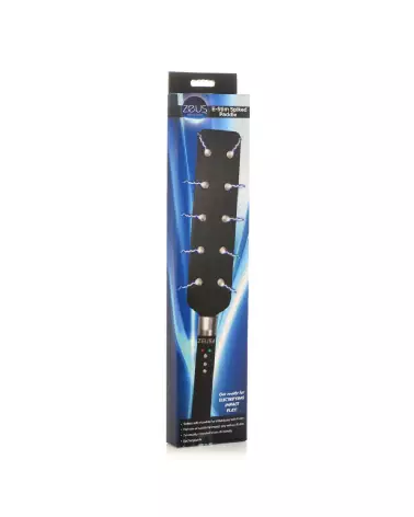 E-Stim Spiked Paddle noir de XR Brands pour BDSM-2