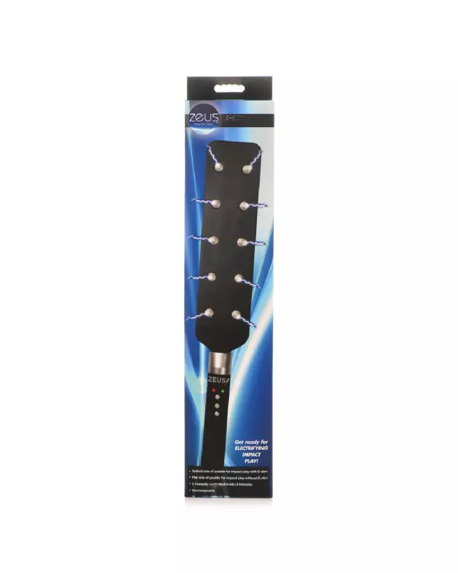 E-Stim Spiked Paddle noir de XR Brands pour BDSM-3