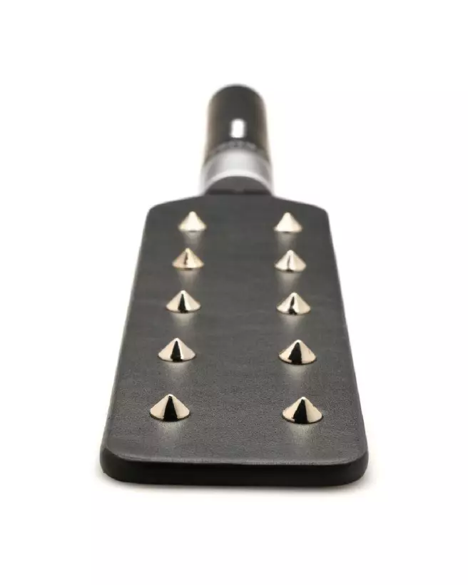 E-Stim Spiked Paddle noir de XR Brands pour BDSM-4