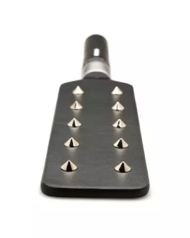 E-Stim Spiked Paddle noir de XR Brands pour BDSM-4