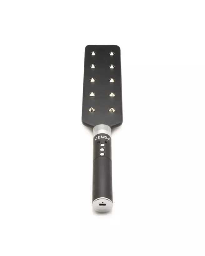 E-Stim Spiked Paddle noir de XR Brands pour BDSM-6