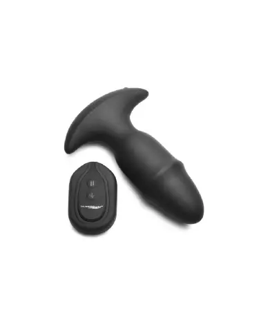 Image Butt Slider Silicone Missile Plug Noir - Plug Anal Qualité XR Brands-1