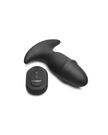 Image Butt Slider Silicone Missile Plug Noir - Plug Anal Qualité XR Brands-5