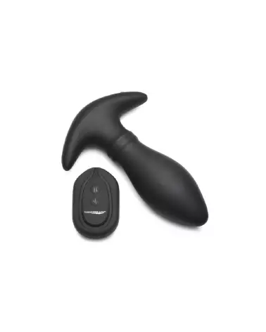 Rim Slide Silicone Butt Plug Noir par XR Brands - Confort et Sécurité-1