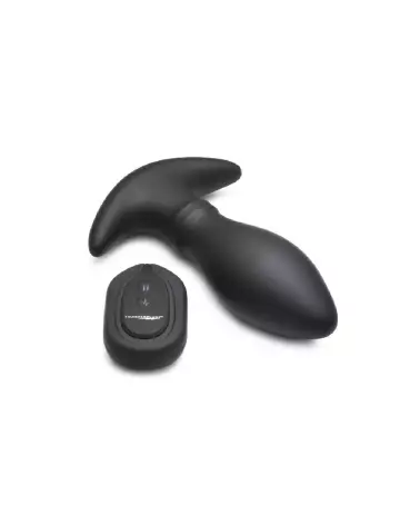 Rim Slide Silicone Butt Plug Noir par XR Brands - Confort et Sécurité-4