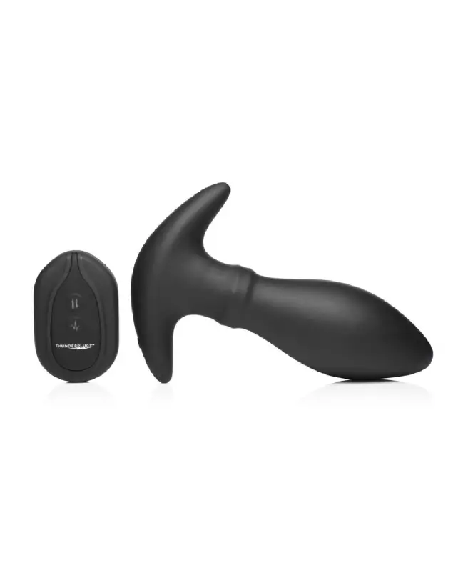 Rim Slide Silicone Butt Plug Noir par XR Brands - Confort et Sécurité-5