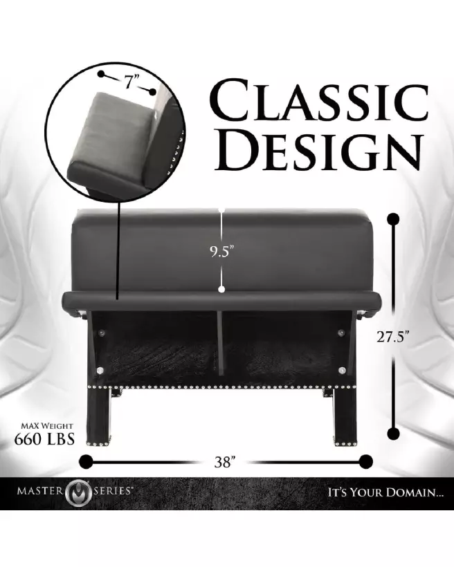 Image de la chaise Bareback - Submission Horse Noir par XR Brands, parfait pour intérieurs modernes et élégants.-7