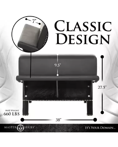 Image de la chaise Bareback - Submission Horse Noir par XR Brands, parfait pour intérieurs modernes et élégants.-7