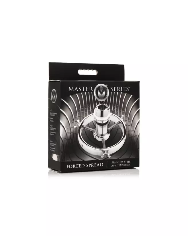 Image du Forced Spread Stainless Steel Anal Explorer par XR Brands - Dilatateur Anal en Métal Durable-2