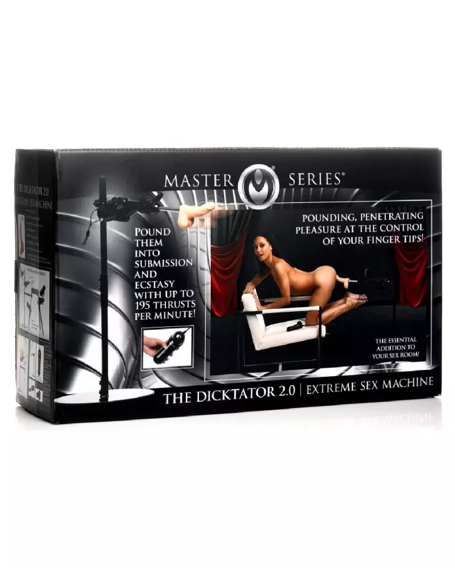 Photo de la Dicktator 2.0 Extreme Sex Machine de XR Brands en noir-2