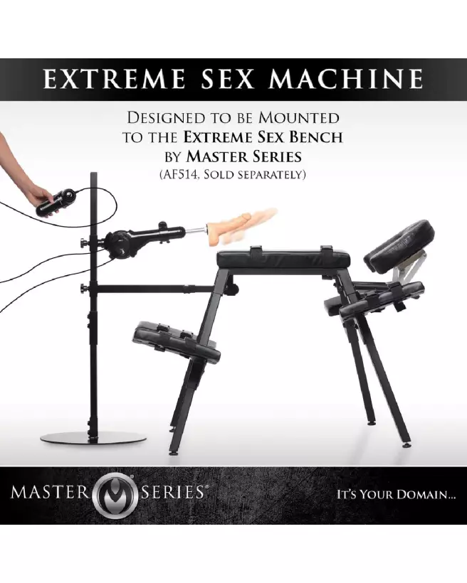 Photo de la Dicktator 2.0 Extreme Sex Machine de XR Brands en noir-5
