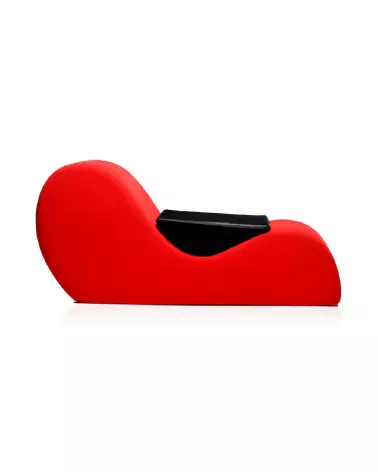 Canapé Love Couch Rouge de XR Brands pour salon moderne et élégant-4
