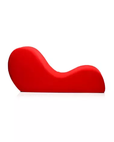 Canapé Love Couch Rouge de XR Brands pour salon moderne et élégant-5
