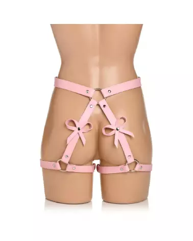 Harness bondage rose XL/2XL XR Brands, attaches élégantes pour BDSM-6