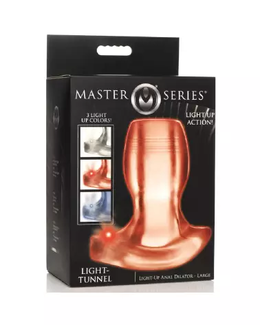Image Light-Tunnel Light-Up Anal Dilator Taille L par XR Brands-2