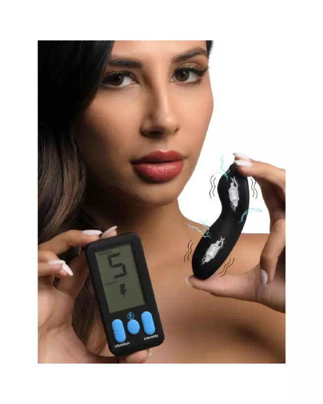 E-Stim Panty Vibe with Remote Control Black by XR Brands in Electro-stimulation Category-7