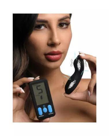 E-Stim Panty Vibe with Remote Control Black by XR Brands in Electro-stimulation Category-7