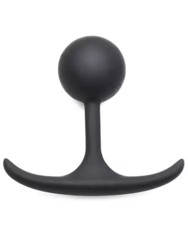 Photo du Comfort Plugs Silicone Weighted Round Plug 3.3 Black par XR Brands-1