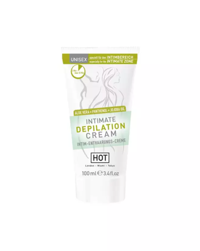 Crème dépilatoire intime HOT pour zones sensibles 100 ml-1