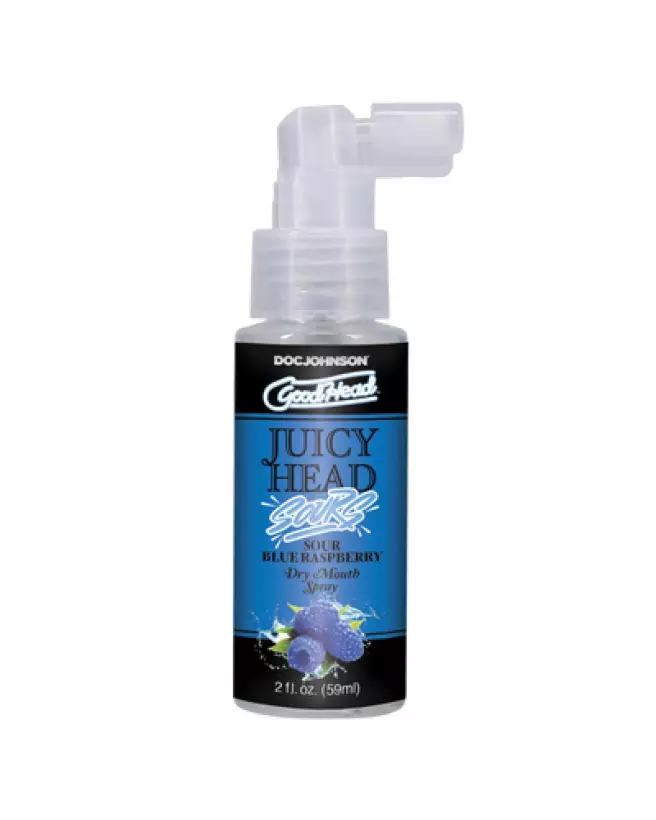 Image du spray Juicy Head Sour Blue Raspberry pour bouche sèche de Doc Johnson-1