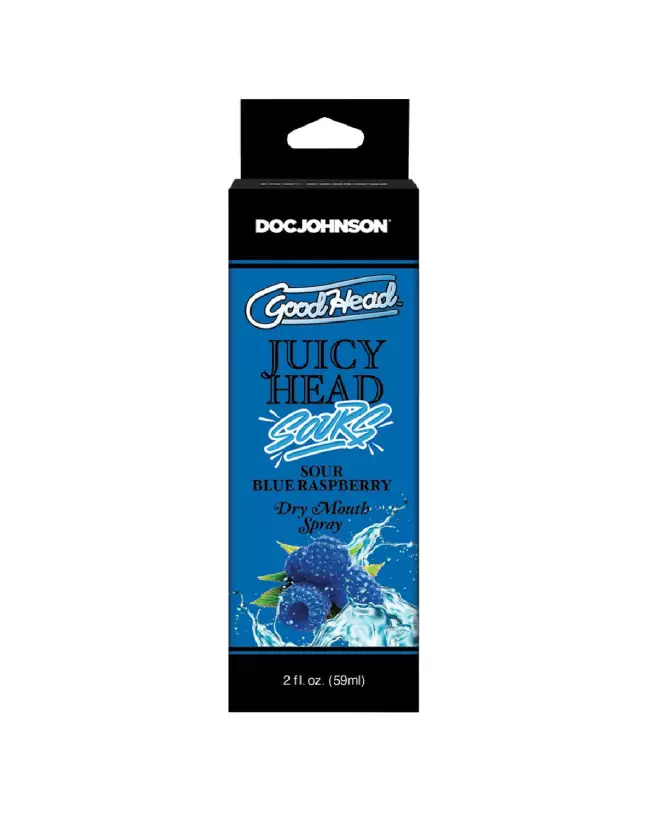 Image du spray Juicy Head Sour Blue Raspberry pour bouche sèche de Doc Johnson-3