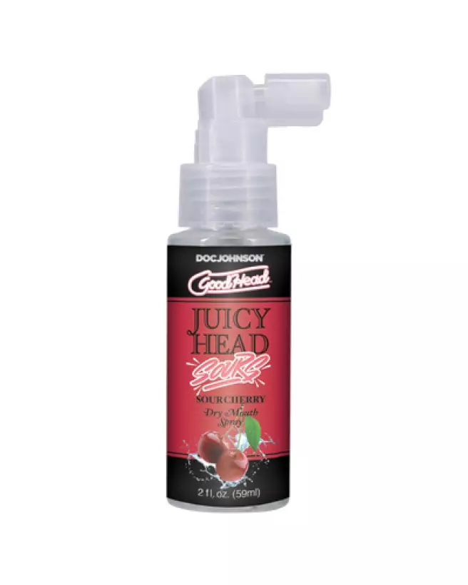 Spray buccal Juicy Head Sour Cherry pour hydratation et plaisir oral par Doc Johnson-1