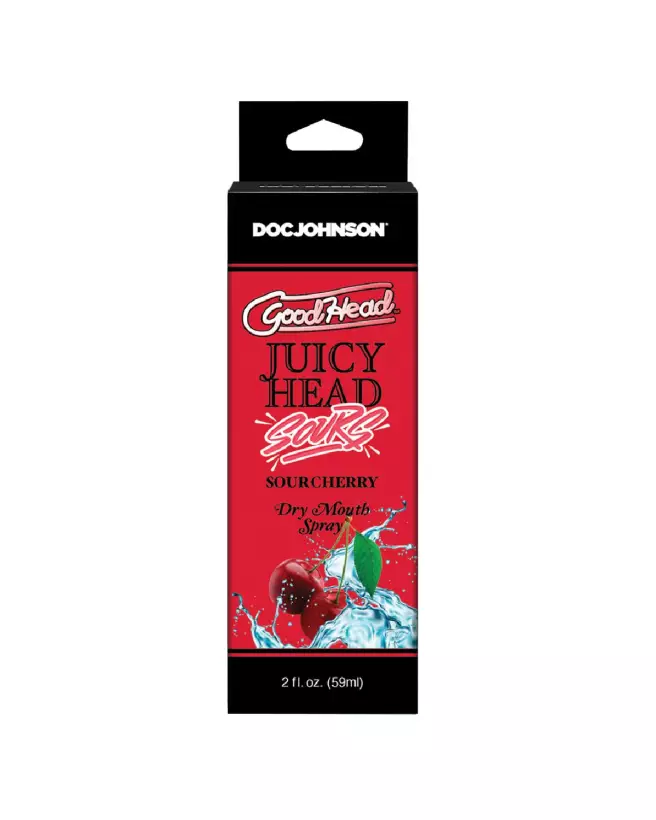 Spray buccal Juicy Head Sour Cherry pour hydratation et plaisir oral par Doc Johnson-3