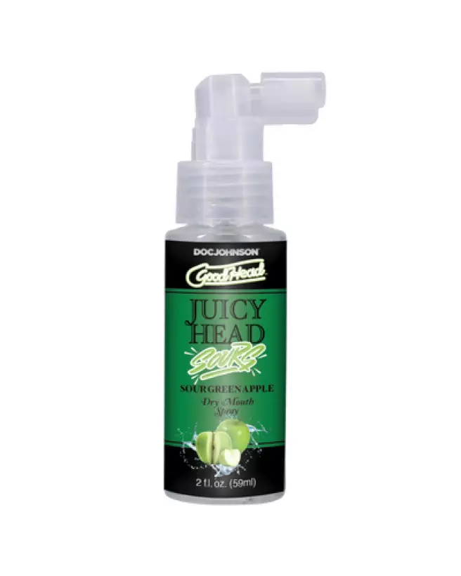 Image du spray Juicy Head pour bouche sèche saveur pomme verte 60ml par Doc Johnson-1