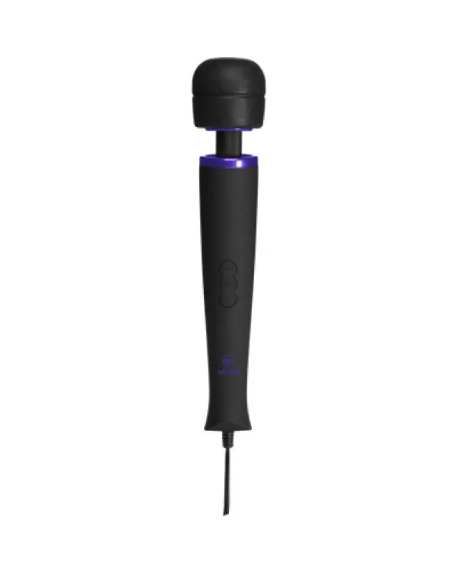 Doc Johnson Power Wand Massager en silicone noir-1
