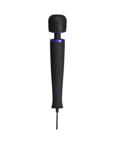 Doc Johnson Power Wand Massager en silicone noir-1