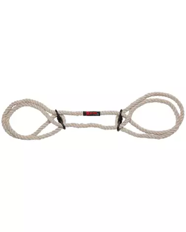 Menottes en chanvre Bind and Tie de Doc Johnson pour poignets ou chevilles, accessoires durables et écologiques-4