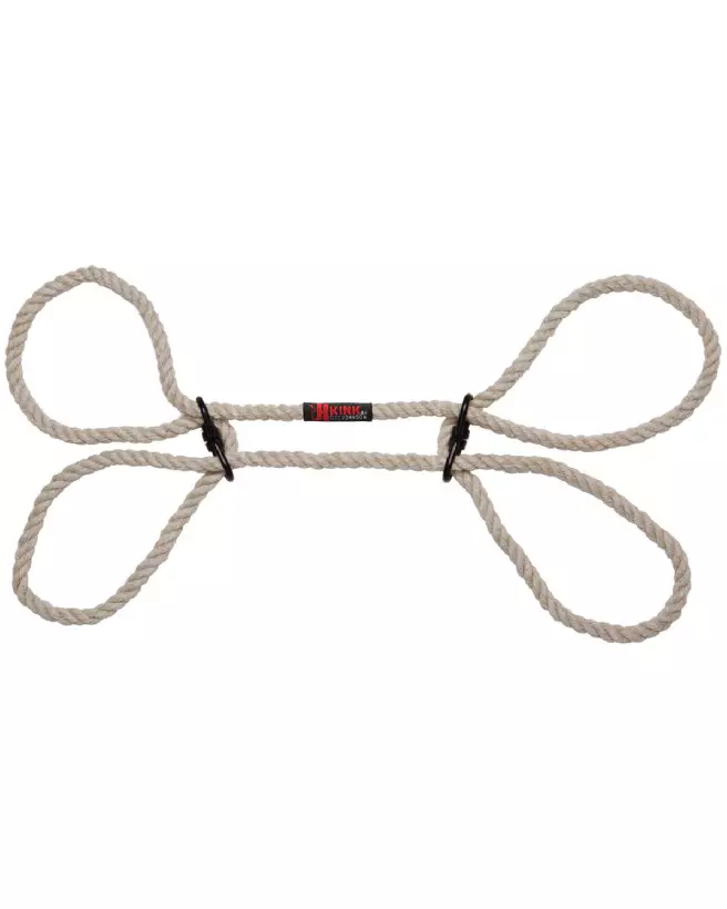 Menottes en chanvre Bind and Tie de Doc Johnson pour poignets ou chevilles, accessoires durables et écologiques-6