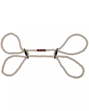 Menottes en chanvre Bind and Tie de Doc Johnson pour poignets ou chevilles, accessoires durables et écologiques-6