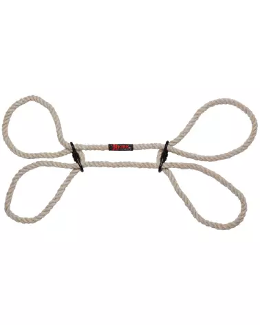 Menottes en chanvre naturel Doc Johnson pour poignets ou chevilles-4