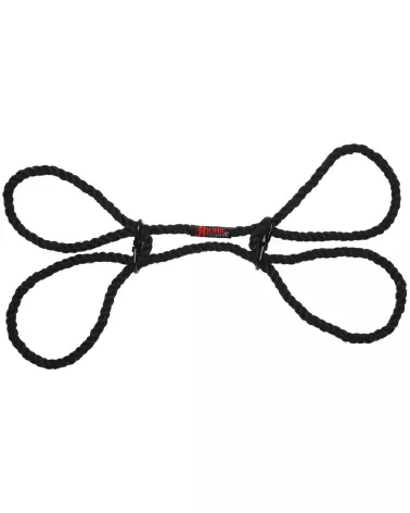Menottes en chanvre noir Restrain de Doc Johnson pour poignets ou chevilles-3