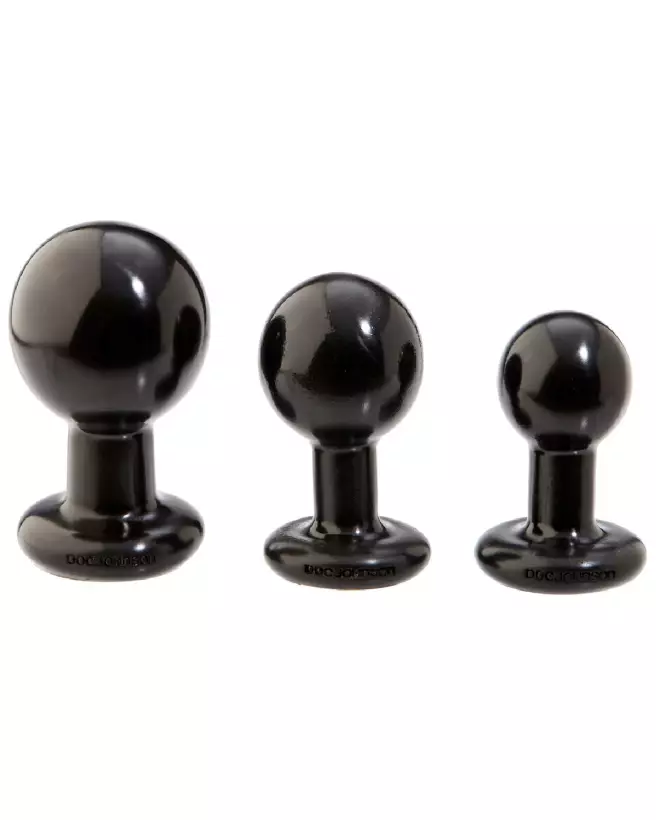 Image du Plug Anal Rond Doc Johnson pour débutants et experts, avec base sécurisée et texture lisse-4