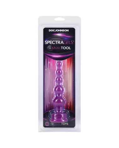 Chapelet anal Doc Johnson 18 cm avec perles en silicone-2