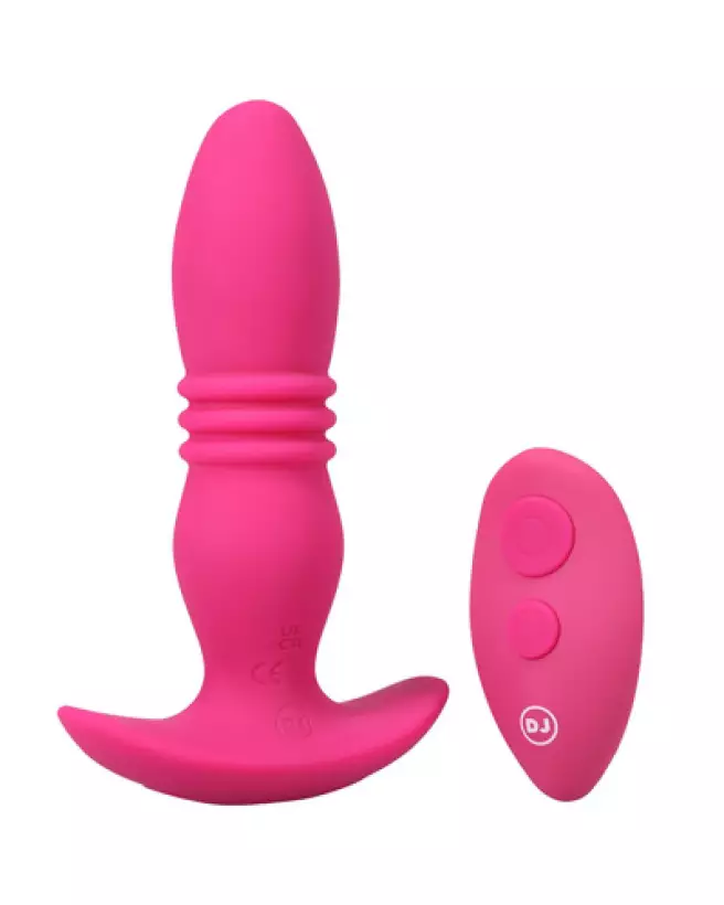 Image du plug anal Rise de Doc Johnson avec télécommande pour stimulation avancée-1