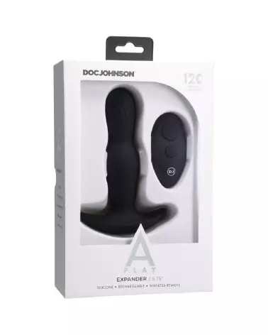 Plug Anal Expander en Silicone avec Télécommande par Doc Johnson-2