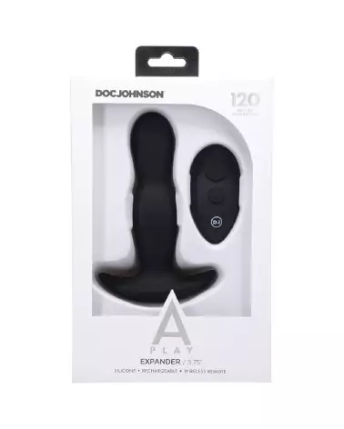 Plug Anal Expander en Silicone avec Télécommande par Doc Johnson-3