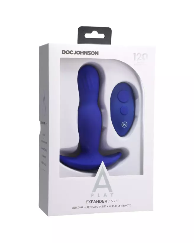 Expander Doc Johnson Silicone Anal Plug with Remote Control-2