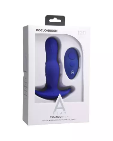 Expander Doc Johnson Silicone Anal Plug with Remote Control-2