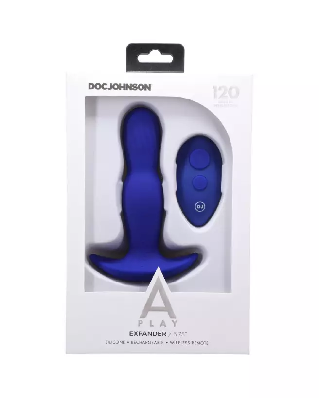 Expander Doc Johnson Silicone Anal Plug with Remote Control-3