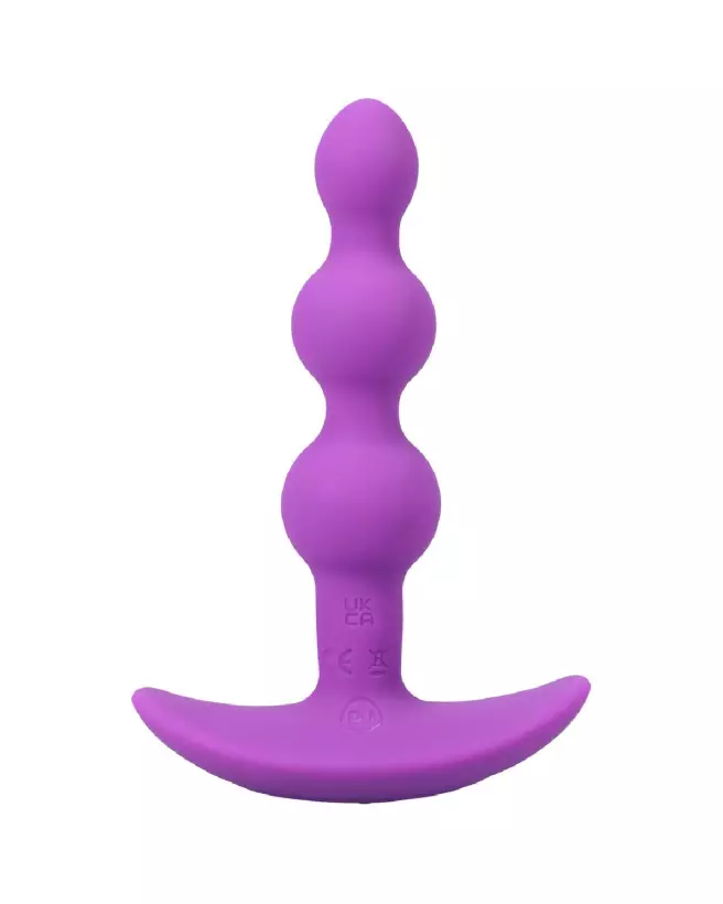 Image du Beaded Vibe Silicone Anal Plug avec télécommande de Doc Johnson - Chapelet Anal-5