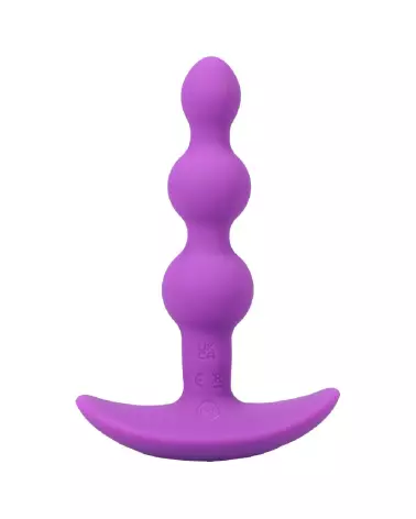 Image du Beaded Vibe Silicone Anal Plug avec télécommande de Doc Johnson - Chapelet Anal-5